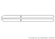 sonic 3M Clear Bra Door Cup Precut PPF Diagram