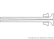 sonic 3M Clear Bra Door Cup Precut PPF Diagram