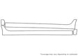 spark Avery Dennison Clear Bra Door Cup Precut PPF Diagram