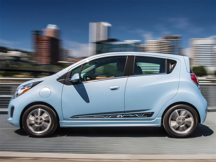 chevrolet spark 2013-2015 Matte Black Pillar Trim