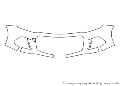spark Avery Dennison Clear Bra Bumper Precut PPF Diagram