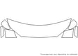 spark 3M Clear Bra Hood Precut PPF Diagram