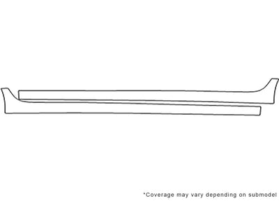 spark 3M Clear Bra Door Cup Precut PPF Diagram