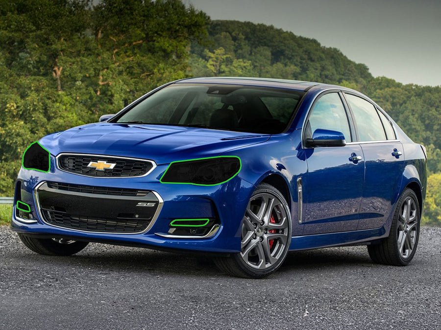 chevrolet ss 2014-2017 Headlight Tint Location