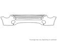 ssr 3M Clear Bra Bumper Precut PPF Diagram