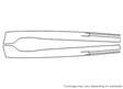 suburban 3M Clear Bra Bumper Precut PPF Diagram