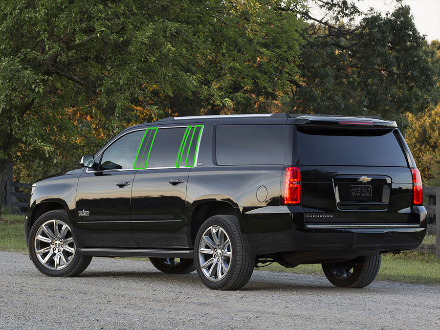 chevrolet suburban 2007-2014 Pillar Post Trim Installation Location
