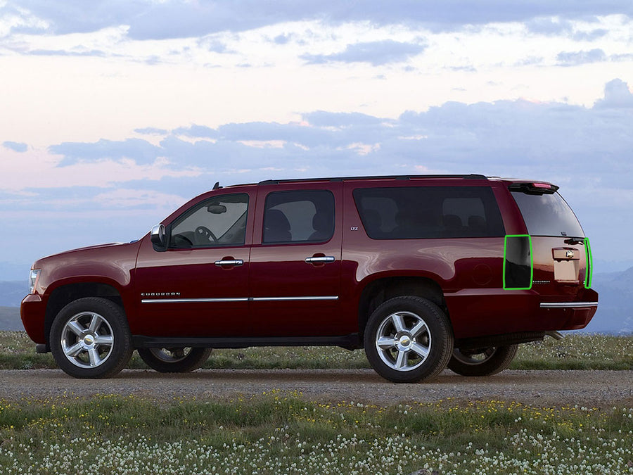 suburban Tail Light Tint Installation Points