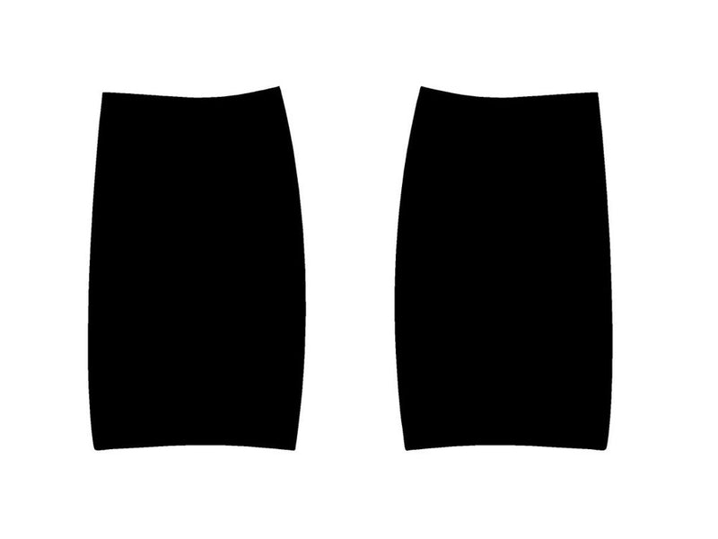 suburban Precut Tail Light Tint Diagram