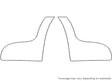 suburban 3M Clear Bra Door Cup Precut PPF Diagram