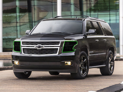 chevrolet suburban 2015-2020 Headlight Tint Location