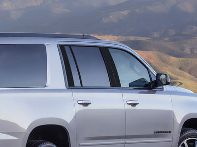 chevrolet suburban 2015-2020 Carbon Fiber Pillar Cover Diagram