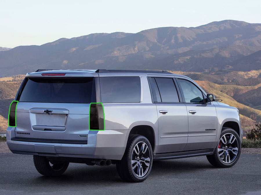 suburban Tail Light Tint Installation Points
