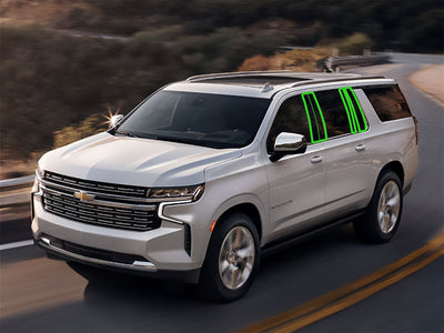chevrolet suburban 2021-2023 Pillar Post Trim Installation Location