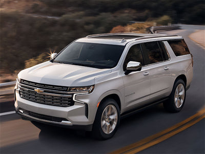 chevrolet suburban 2021-2023 Matte Black Pillar Trim