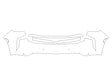 suburban Avery Dennison Clear Bra Bumper Precut PPF Diagram