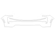 suburban 3M Clear Bra Bumper Precut PPF Diagram