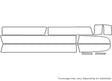 tahoe 3M Clear Bra Door Cup Precut PPF Diagram