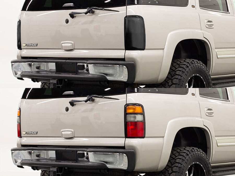 tahoe Before and After Smoked Taillights