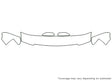 tahoe Avery Dennison Clear Bra Hood Precut PPF Diagram