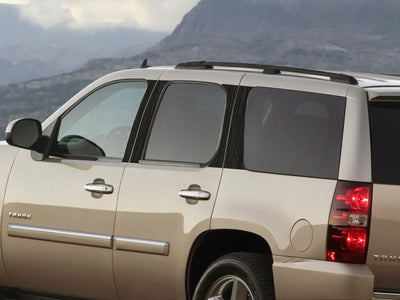 chevrolet tahoe 2007-2014 Brushed Aluminum Black Pillar Cover Diagram