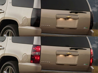 tahoe Before and After Smoked Taillights