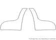 tahoe Avery Dennison Clear Bra Door Cup Precut PPF Diagram