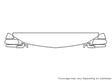 tahoe 3M Clear Bra Hood Precut PPF Diagram