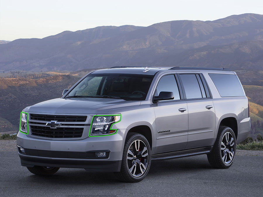 chevrolet tahoe 2015-2020 Headlight Protection Installation Location