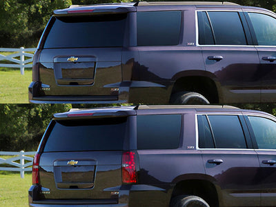 tahoe Before and After Smoked Taillights