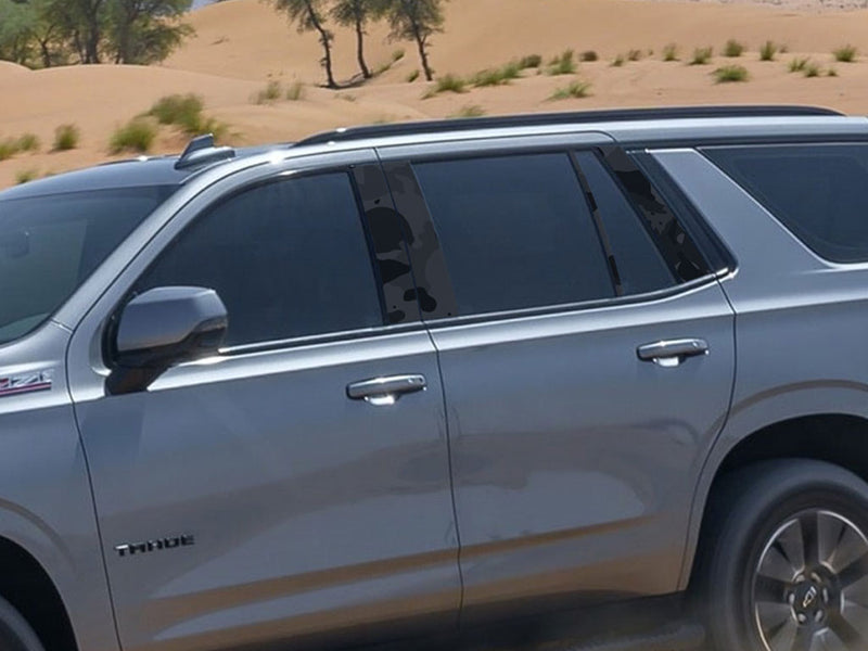 chevrolet tahoe 2021-2024 Camo Pillar Cover Diagram