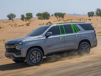 chevrolet tahoe 2021-2024 Pillar Post Trim Installation Location
