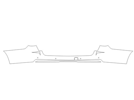 tahoe 3M Clear Bra Door Cup Precut PPF Diagram