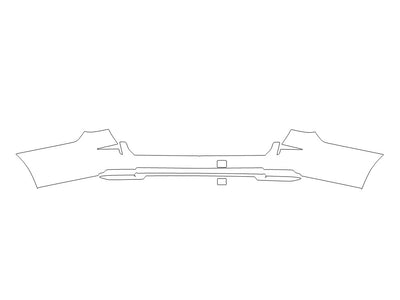 tahoe 3M Clear Bra Door Cup Precut PPF Diagram