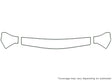 tracker 3M Clear Bra Hood Precut PPF Diagram