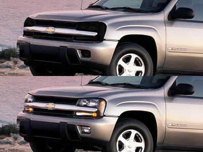 chevrolet trailblazer 2002-2006 Headlight Tint Appearance