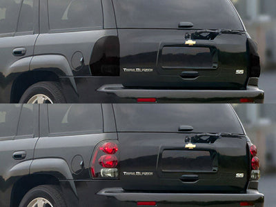 trailblazer Before and After Smoked Taillights