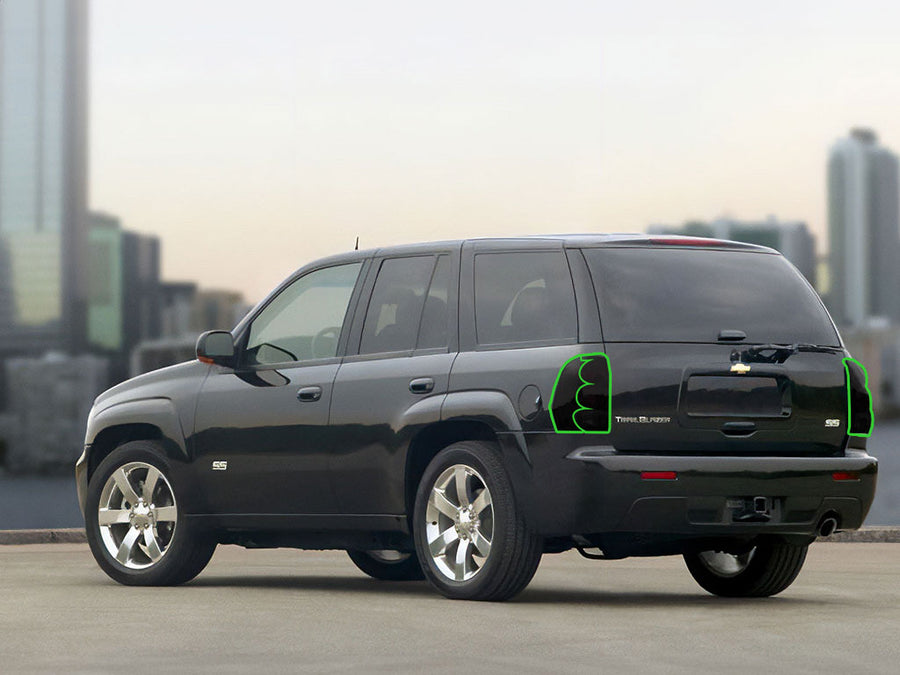 trailblazer Tail Light Tint Installation Points
