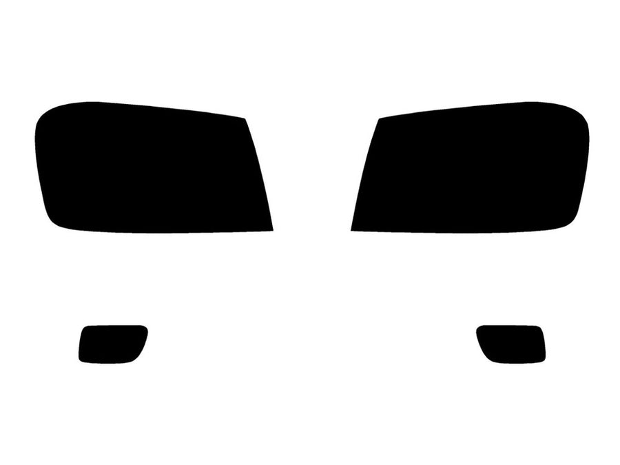 chevrolet trailblazer 2007-2009 Headlight Tint