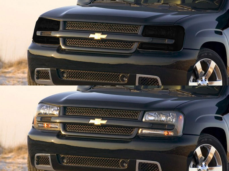 chevrolet trailblazer 2007-2009 Headlight Tint Appearance