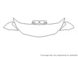 traverse Avery Dennison Clear Bra Hood Precut PPF Diagram