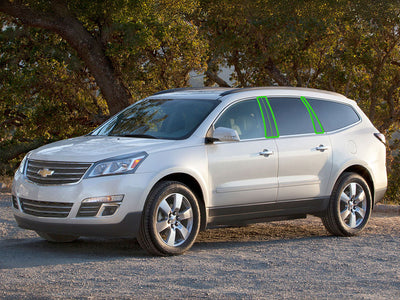 chevrolet traverse 2009-2017 Pillar Post Trim Installation Location