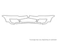 traverse 3M Clear Bra Bumper Precut PPF Diagram