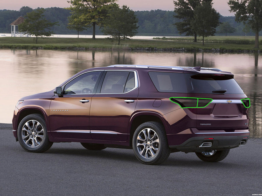 traverse Tail Light Tint Installation Points