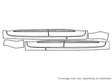 traverse 3M Clear Bra Door Cup Precut PPF Diagram