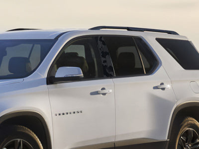 chevrolet traverse 2018-2023 Camo Pillar Cover Diagram