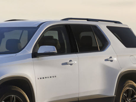 chevrolet traverse 2018-2023 Brushed Aluminum Black Pillar Cover Diagram