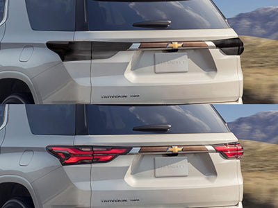 traverse Before and After Smoked Taillights