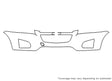 trax 3M Clear Bra Bumper Precut PPF Diagram
