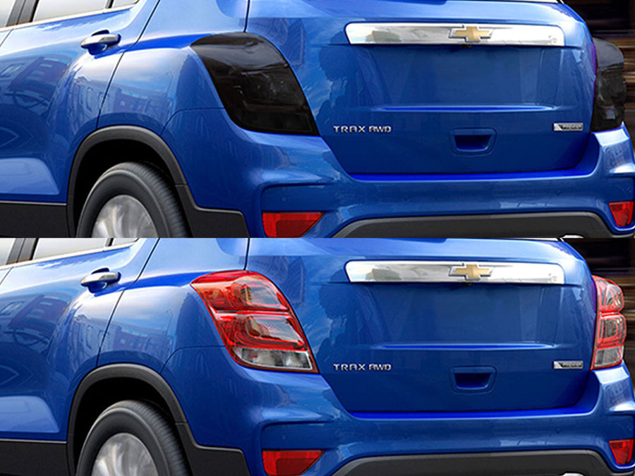 trax Before and After Smoked Taillights